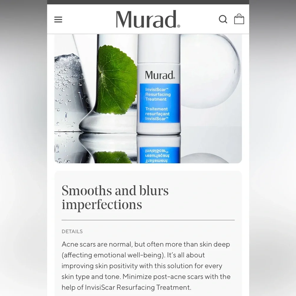 NIB MURAD Invisiscar Resurfacing Treatment, Full sized
